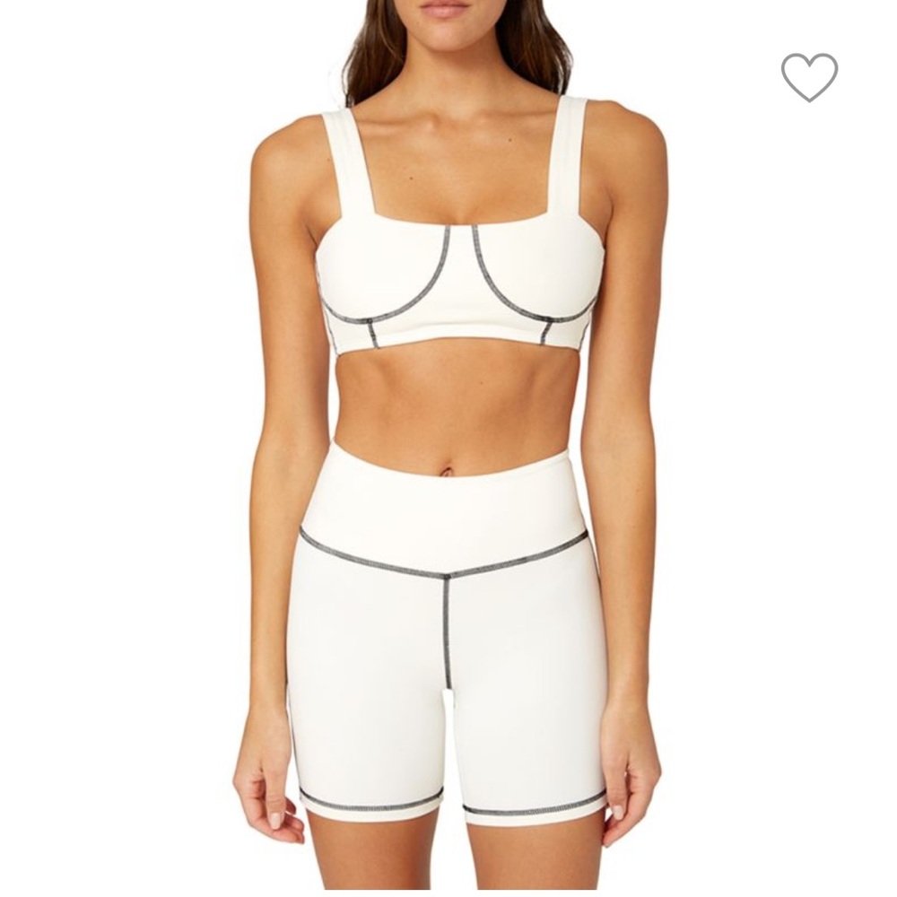 We Wore What Corset Biker Short & Top Set Size Small